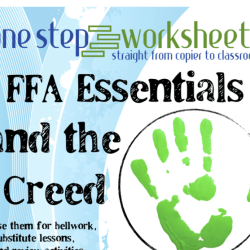 Ffa creed crossword puzzle answer key