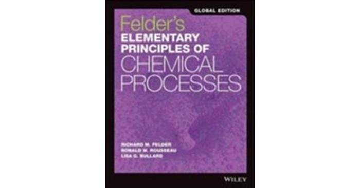 Elementary principles of chemical processes 4th edition solutions