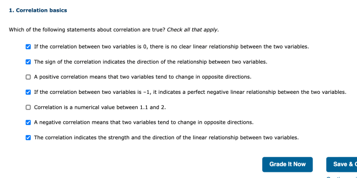 Following statements correlation which true solved apply check transcribed problem text been show has