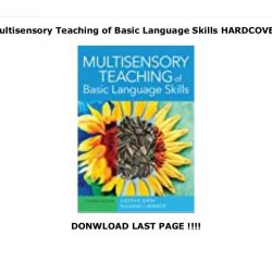 Multisensory teaching of basic language skills