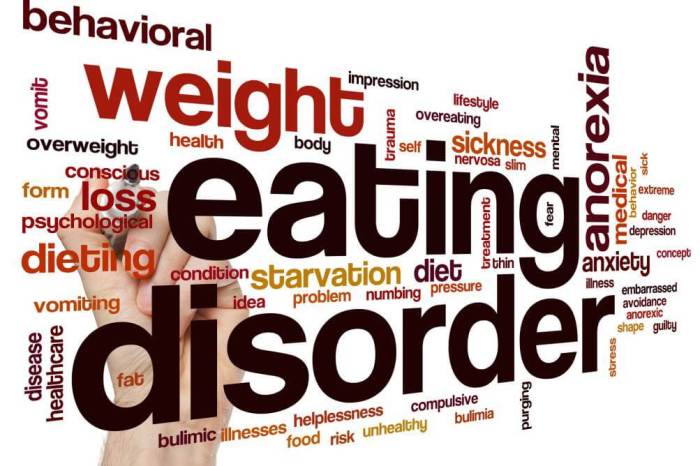 Which statement best summarizes characteristics of eating disorders